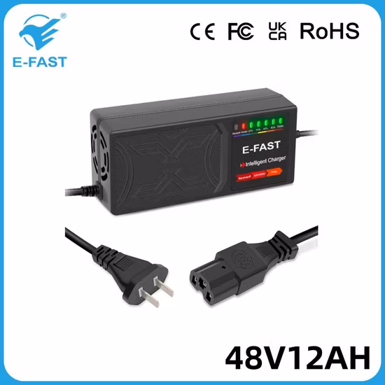 Зарядное устройство для скутера 48V12ah свинцово-кислотный аккумулятор, портативное зарядное устройство